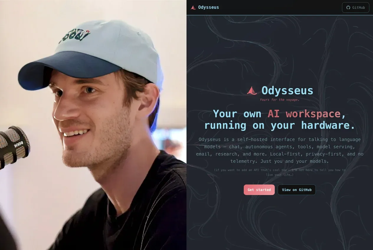 PewDiePie släpper Odysseus – AI-verktyget du kör på egen dator