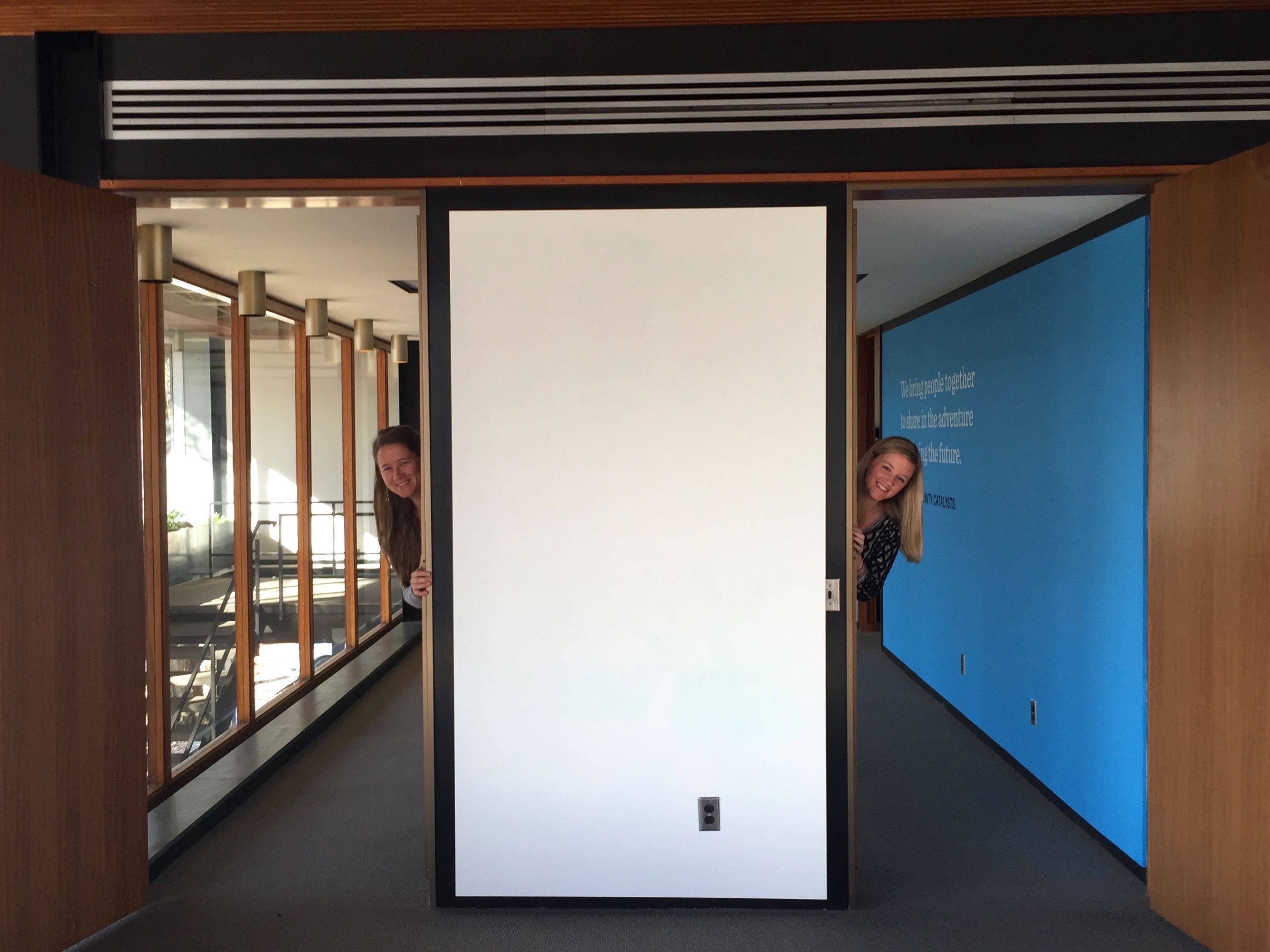Hannah and Marie, the newest members of the New Kind team (Today!).