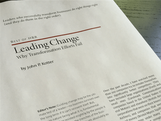 Leading Change by John P. Kotter