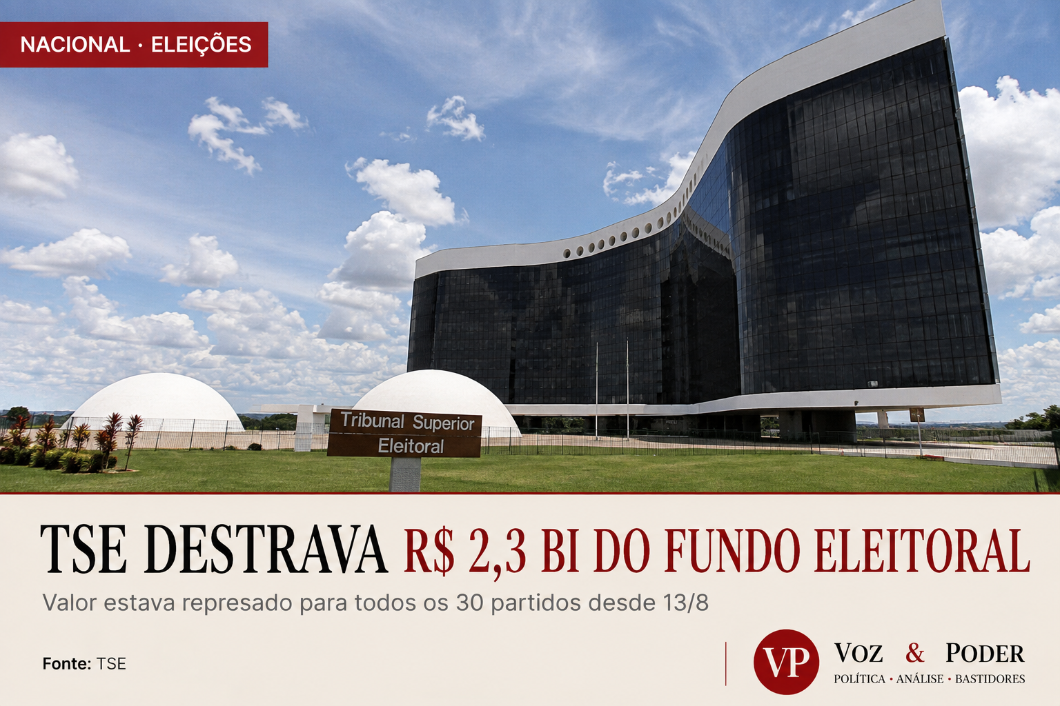 TSE destrava R$ 2,3 bilhões do Fundo Eleitoral após PT desistir de ação