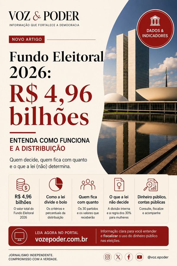Fundo Eleitoral e Fundo Partidário: o que são, quanto valem e como o dinheiro chega a cada partido
