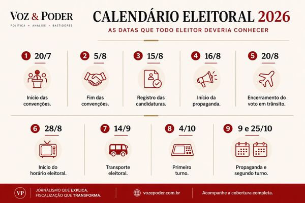 Calendário Eleitoral 2026