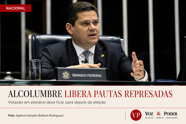 Alcolumbre libera pautas represadas, mas votação fica para depois da eleição