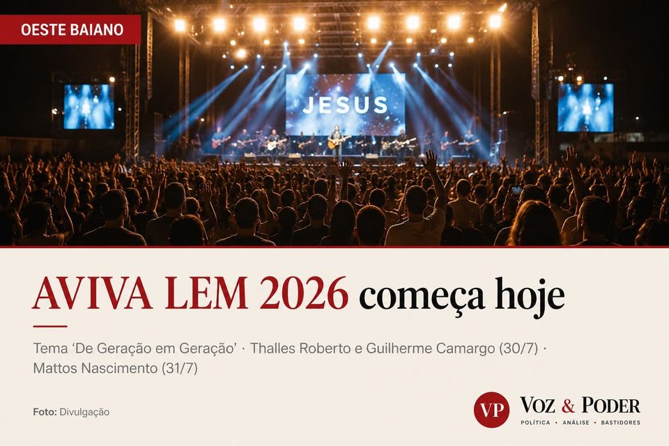 AVIVA LEM chega à 5ª edição e movimenta o Oeste com festival gospel