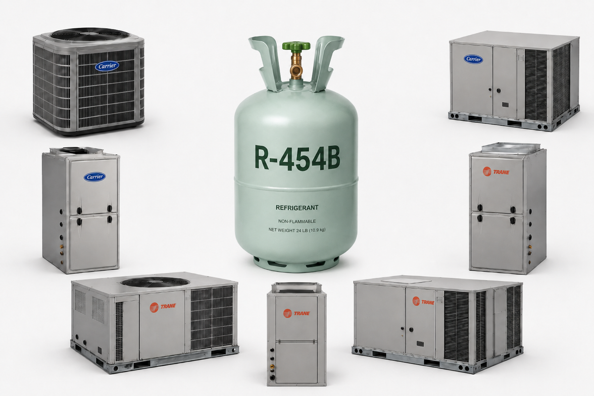 R-454B Is Now in 100% of New Trane and Carrier Equipment. Here's the Field Reality Contractors Are Discovering Post feature image