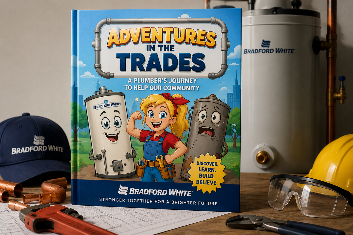Bradford White Launches a Children's Book to Get Kids Excited About the Trades — Here Is Why That Matters More Than It Sounds Post feature image