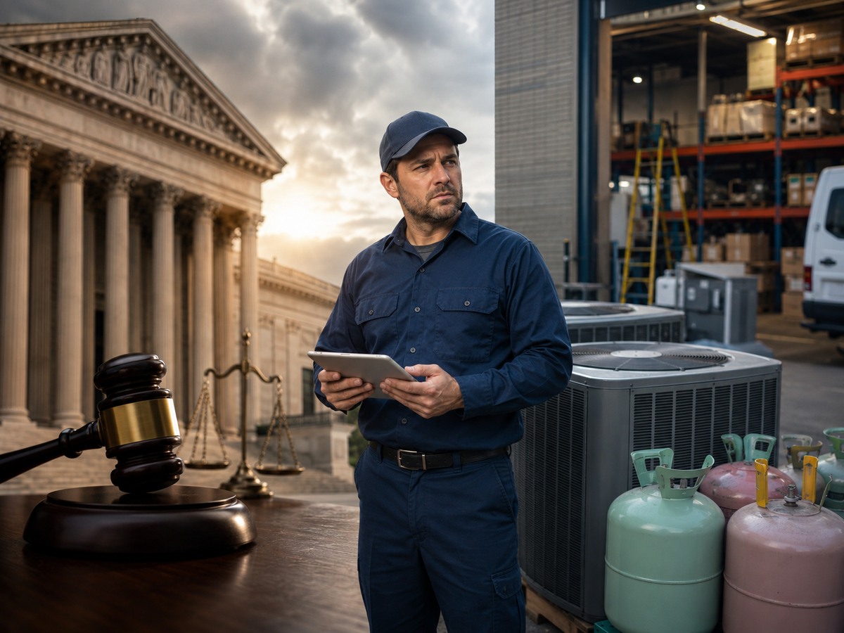 EPA’s HFC Rule Rollback Is Heading to Court — Contractors Could Be Stuck in the Middle Again Post feature image