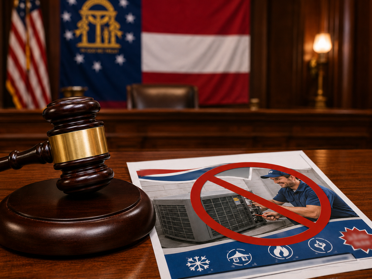 Georgia Just Made It Illegal for Unlicensed HVAC Contractors to Advertise Post feature image
