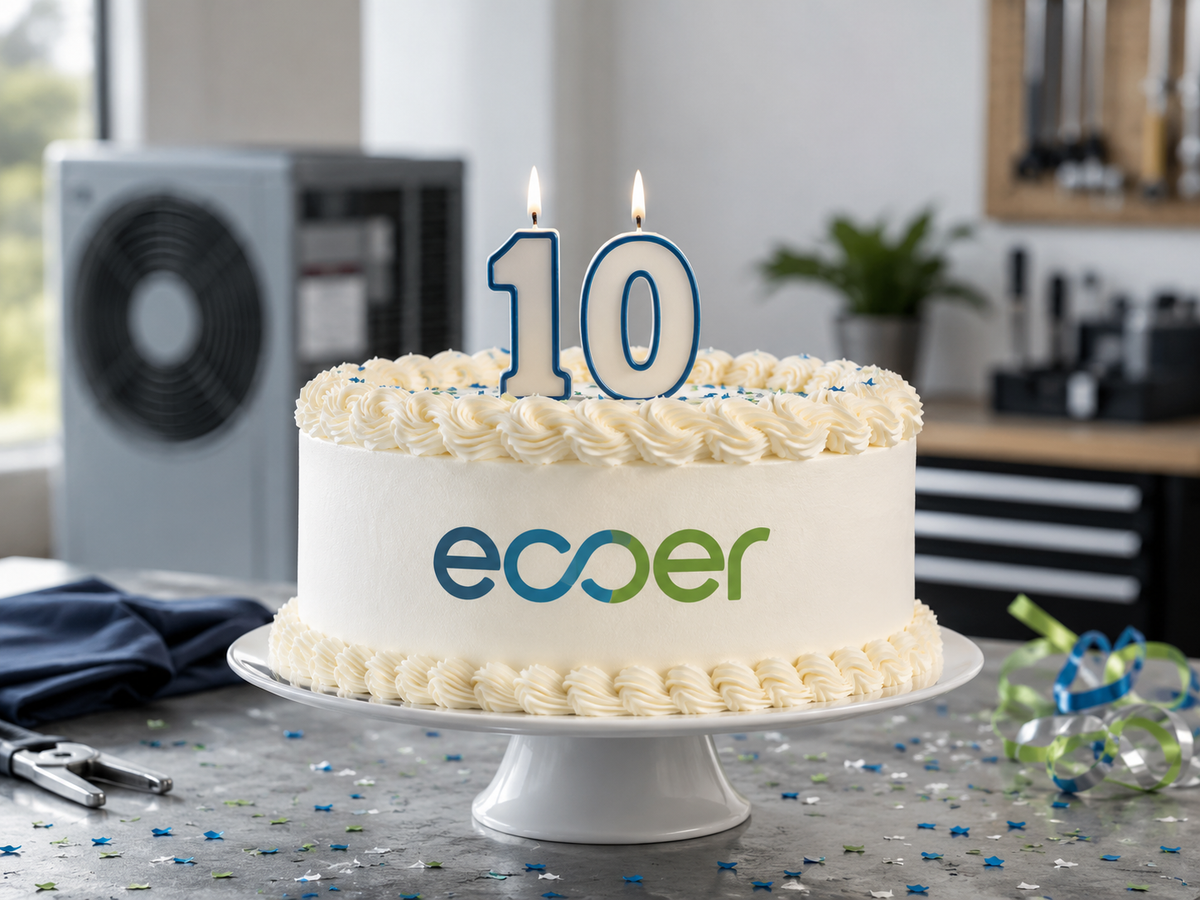 Ecoer Celebrates 10 Years With Focus on Smarter HVAC Installation Technology Post feature image