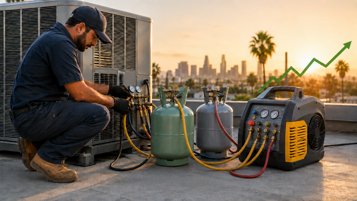 Refrigerant Recovery Is Becoming a Revenue Center for HVAC Contractors — and California Is Paying to Prove It Post feature image