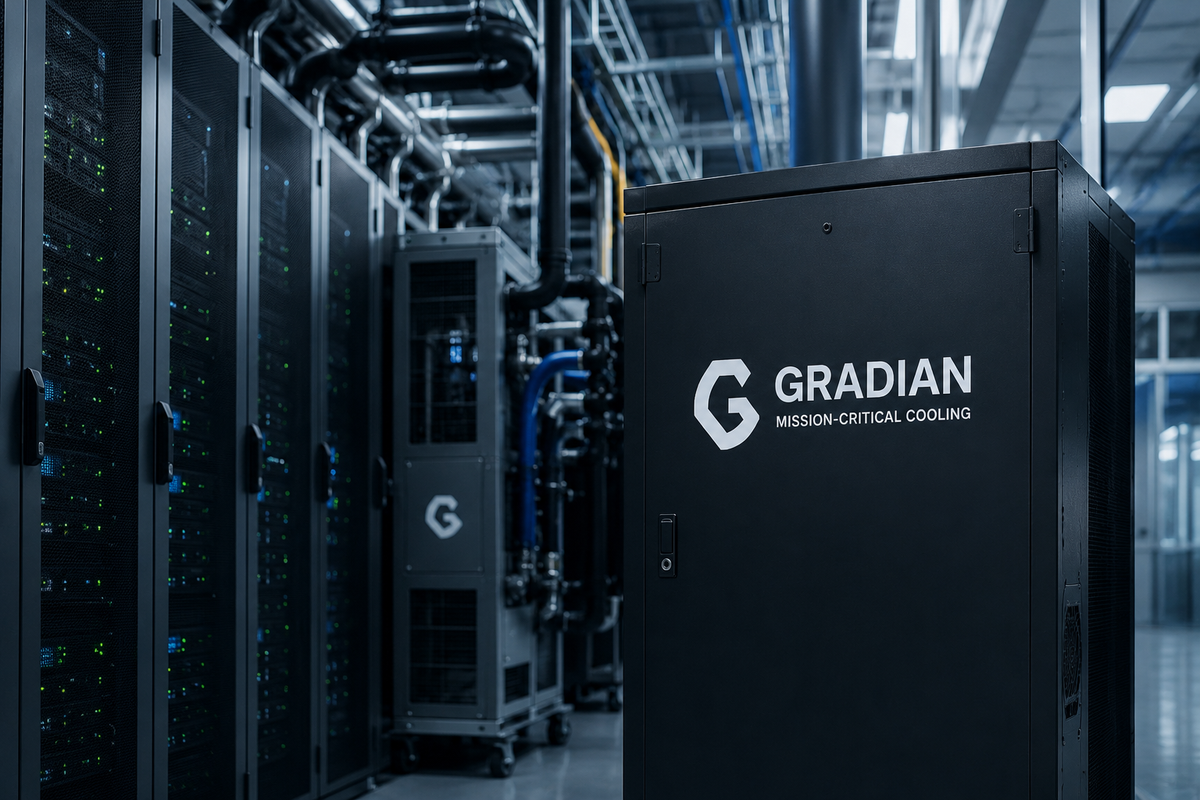 Gradian Launches Mission-Critical Cooling Platform as Data Center Heat Loads Keep Rising Post feature image
