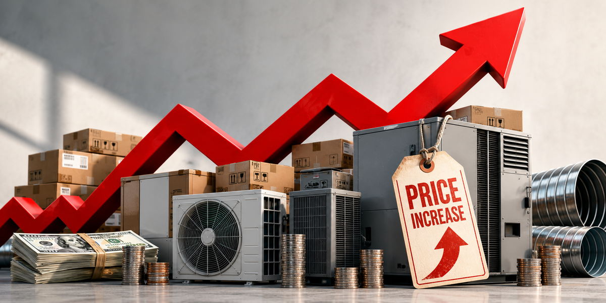 July 2026 HVAC Price Increases: 20-Plus Manufacturers Announce Adjustments Up to 10% for July Post feature image