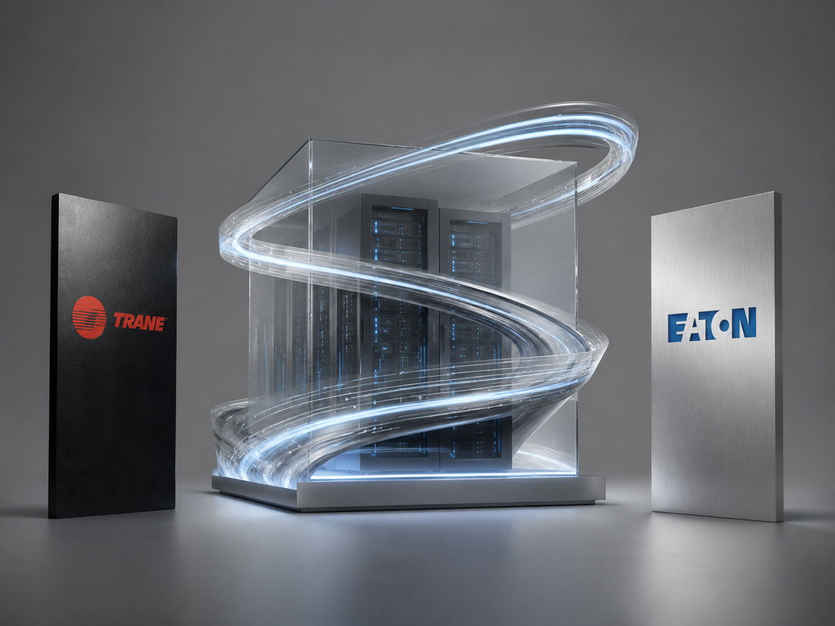 Trane and Eaton Unveil AI Data Center Cooling Blueprint Post feature image