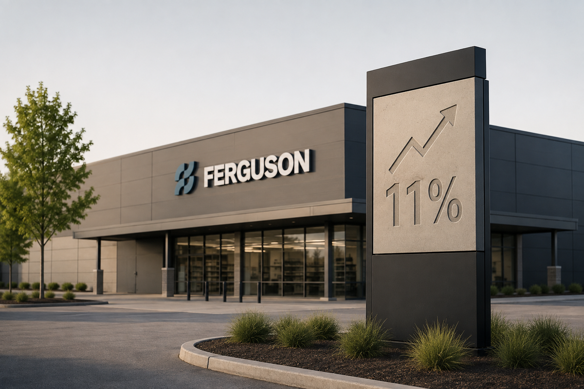 Ferguson HVAC Sales Rise 11% Despite Soft Residential Market Post feature image