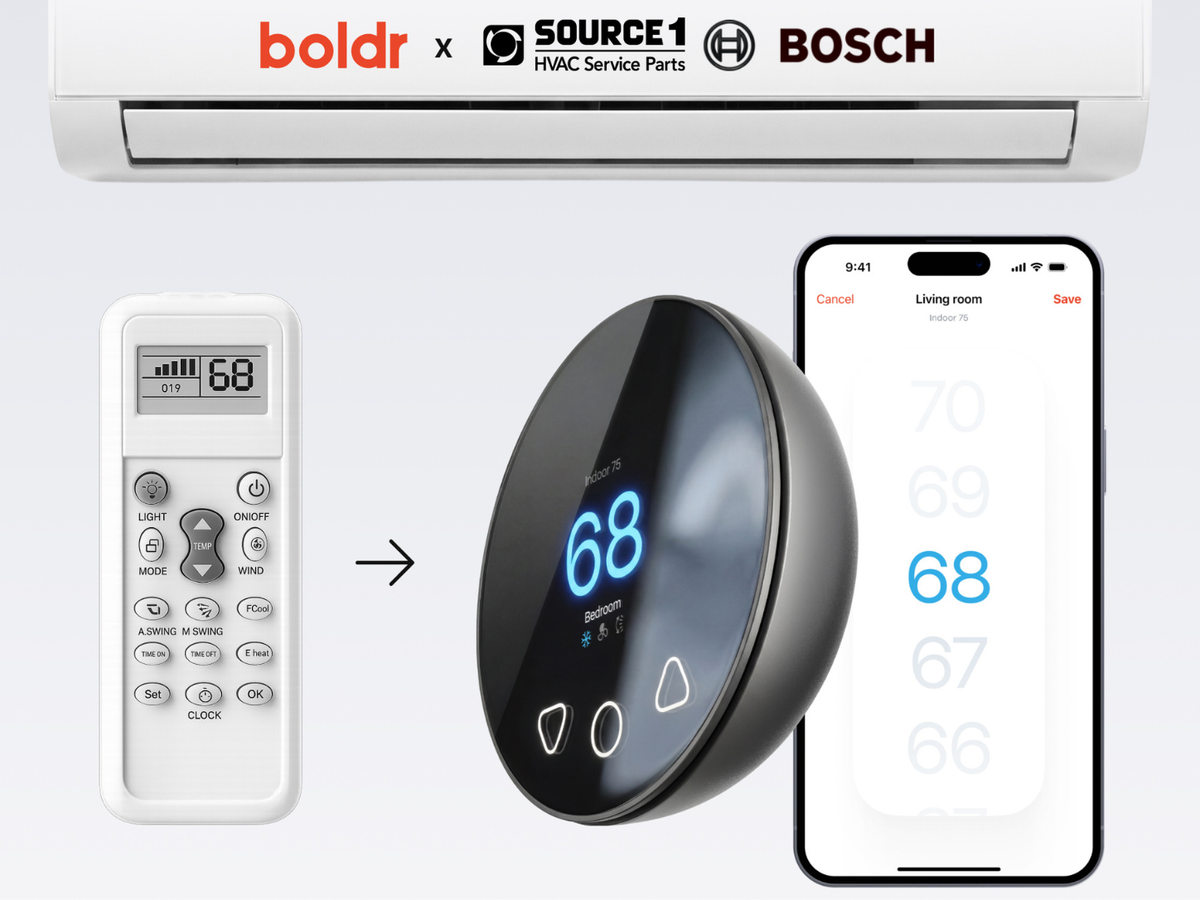 Bosch | Source 1 Partners with Boldr to Bring Smart Control to Ductless Mini-Splits Post feature image