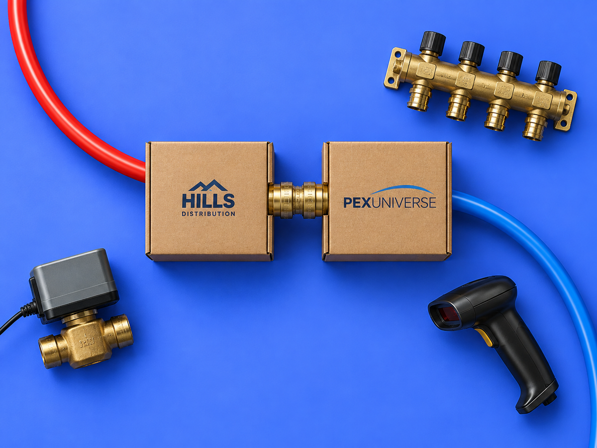 Hills Distribution Adds PEXUniverse to Expand HVAC E-Commerce Reach Post feature image