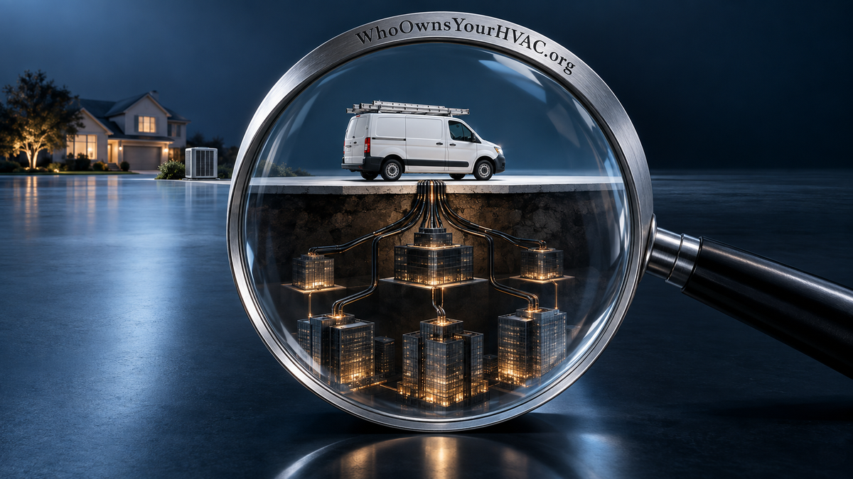 WhoOwnsYourHVAC Tracks Private Equity Ownership of HVAC Contractors Post feature image
