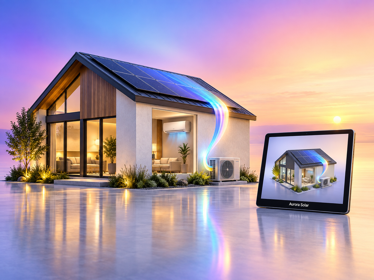 Aurora Solar Adds HVAC to Home Electrification Sales Platform Post feature image