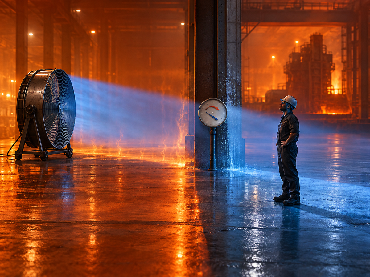 Study Finds Fans Can Make Industrial Workers Feel 10°F Cooler Post feature image