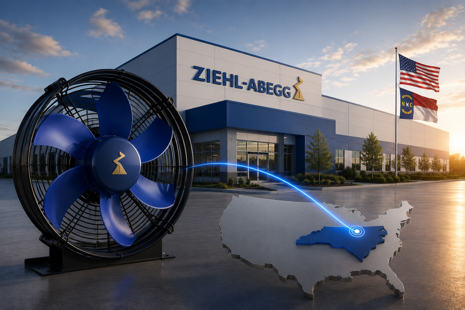 Ziehl-Abegg Expands U.S. HVAC Manufacturing in North Carolina Post feature image