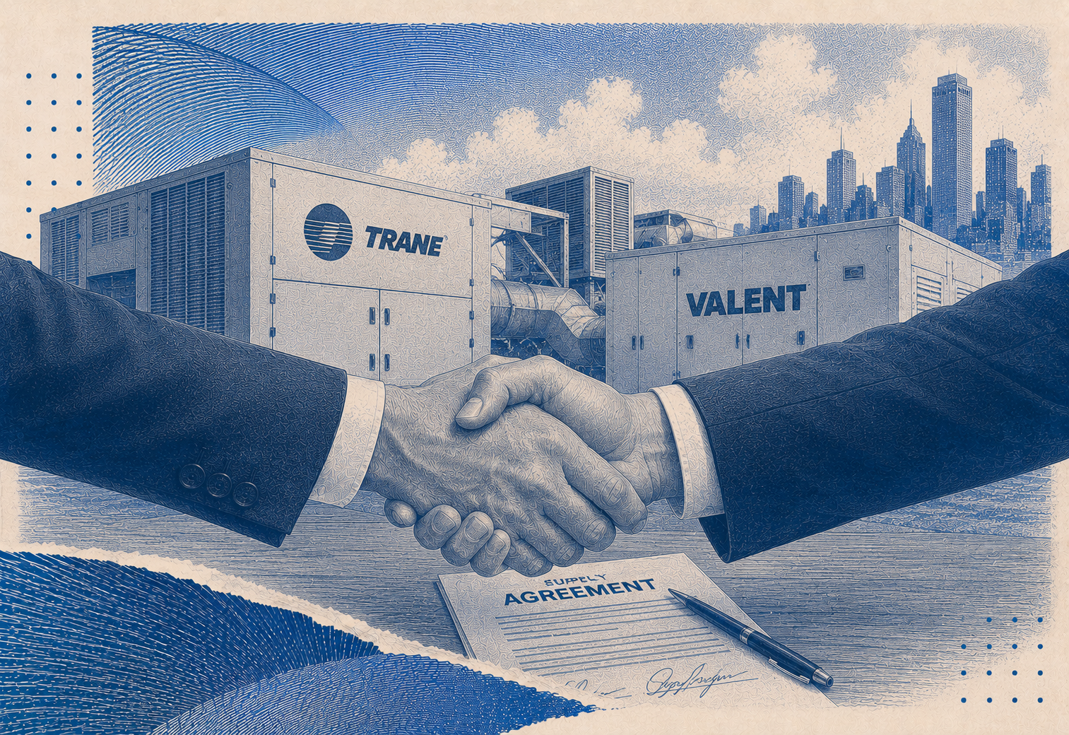 Trane and Valent Sign Exclusive Supply Agreement — What It Means for Commercial HVAC Contractors and the DOAS Market Post image