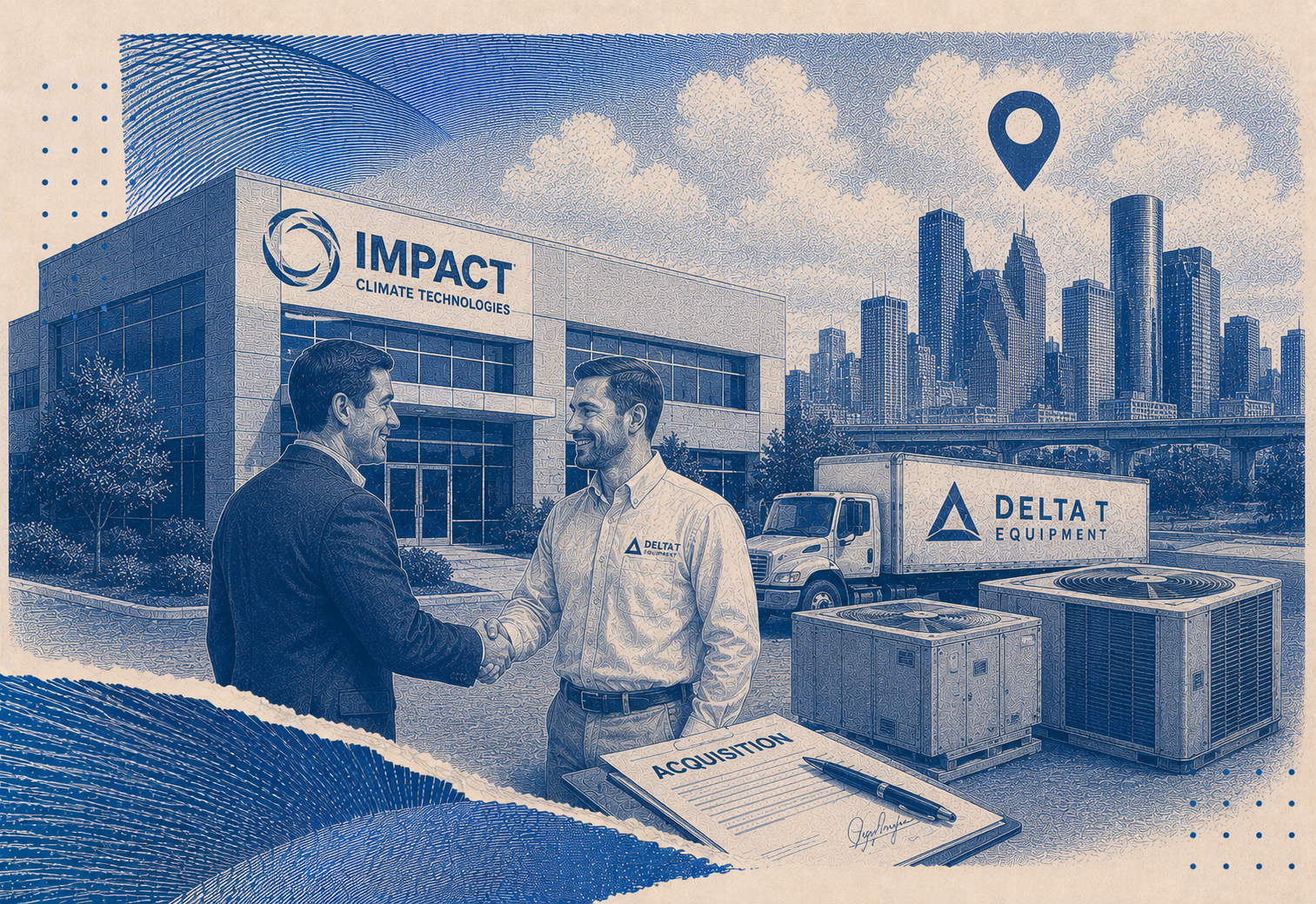 Impact Climate Technologies Acquires Delta T Equipment in Houston — The Ardian-Backed Platform Keeps Building Its Commercial HVAC Network Post image