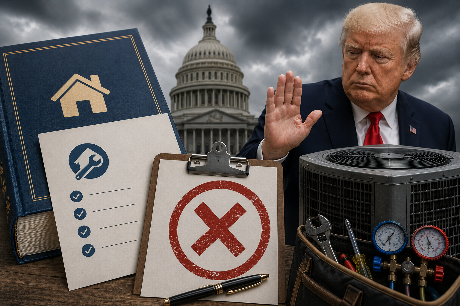 Congress Passed the Biggest Housing Bill in Decades With an HVAC Emergency Repair Provision — Then Trump Abruptly Canceled the Signing Post image