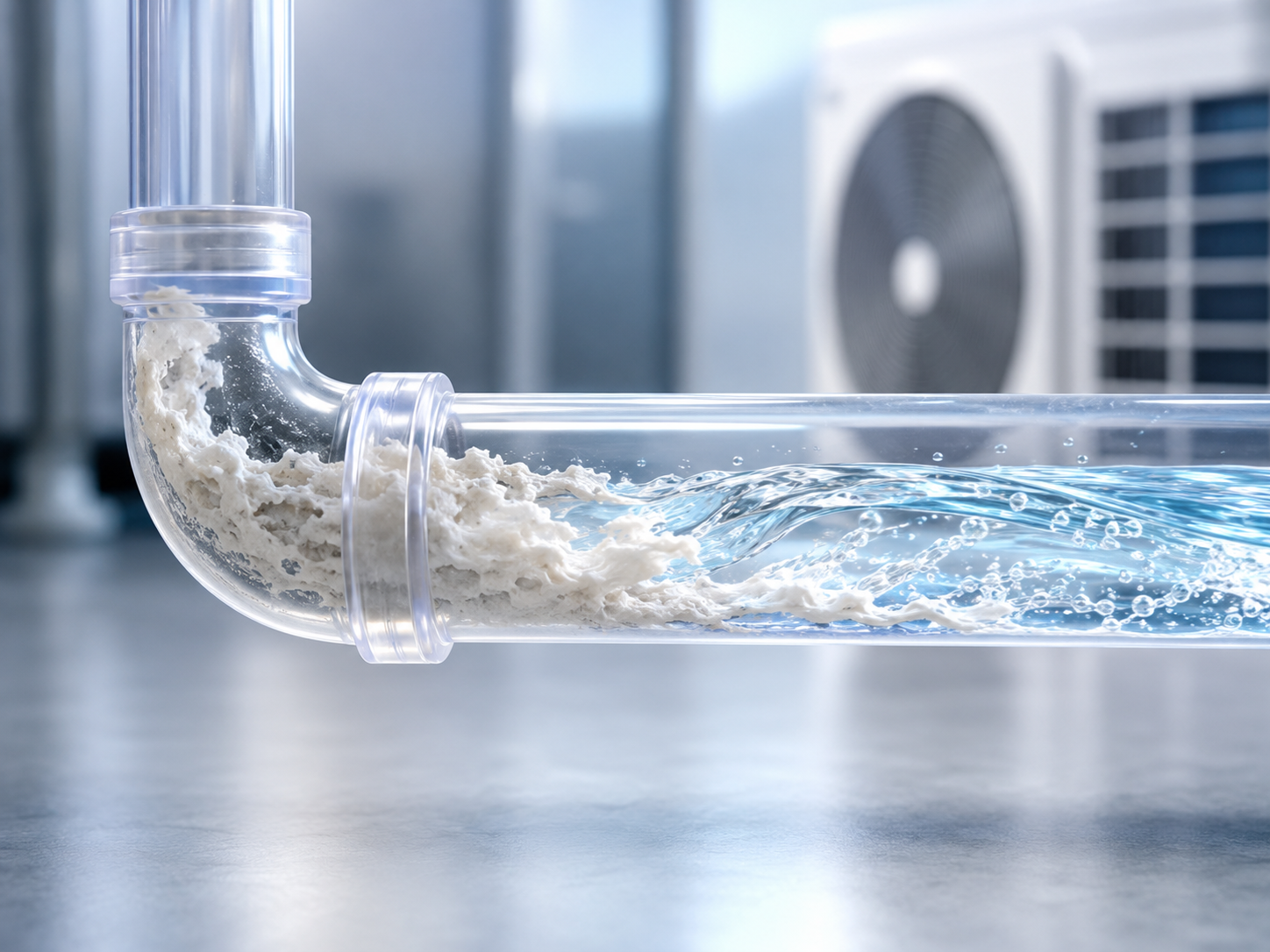 ClearDrain PVC Commercial Targets White Slime in HVAC and Refrigeration Drain Lines Post image