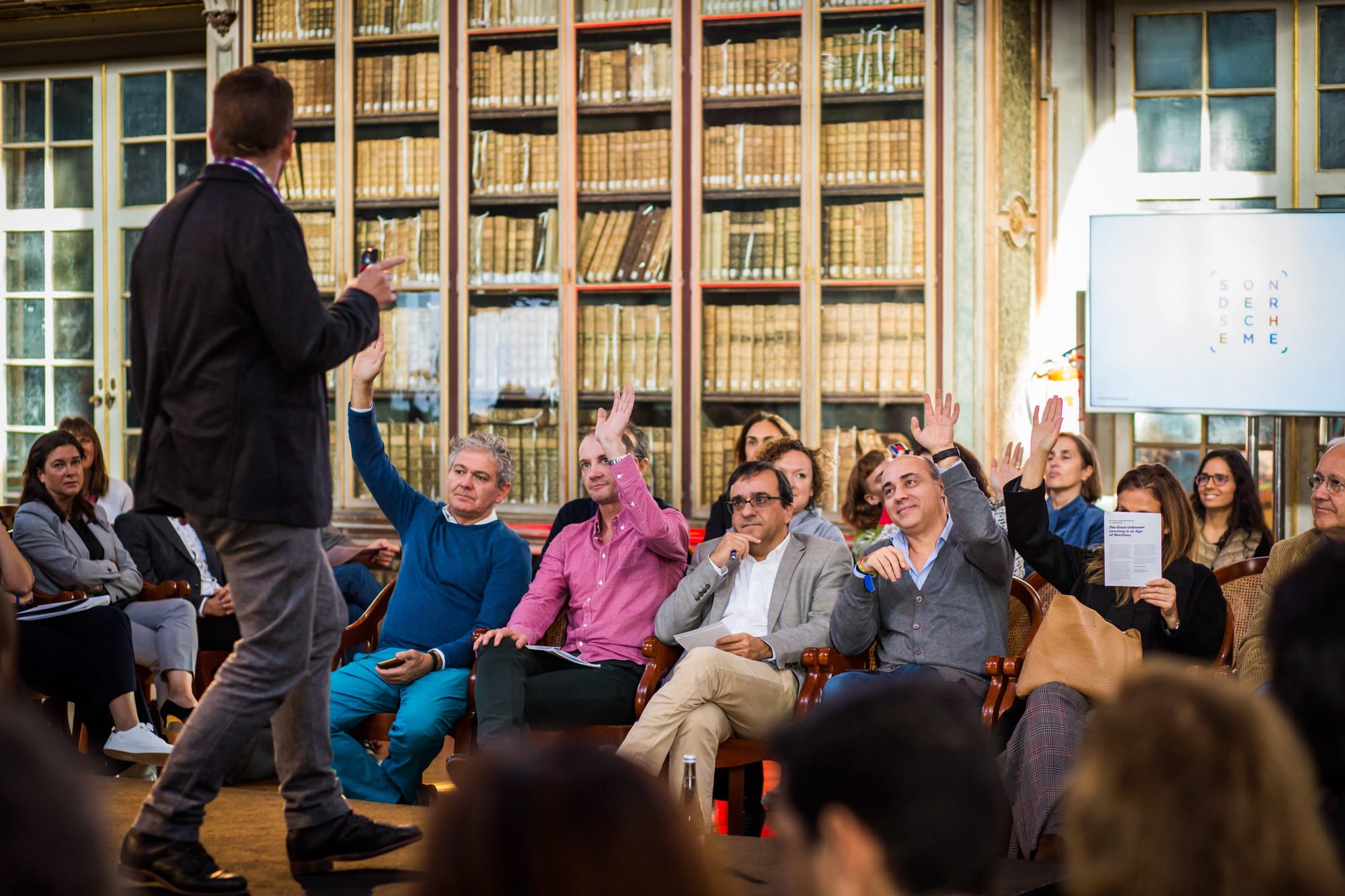 Helen & Dave Edwards speaking at the House of Beautiful Business 2019