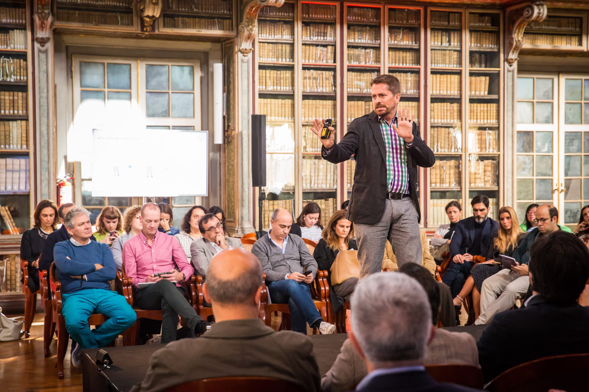 Helen & Dave Edwards speaking at the House of Beautiful Business 2019