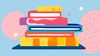 A stack of books