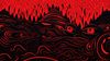 Scary image with monsters hidden