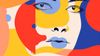 An abstract image of a person