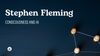 Stephen Fleming: Consciousness and AI