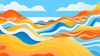 An abstract image of a beach