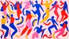 Abstract image of a dance party