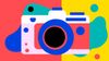 An abstract image of a camera