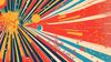 An abstract image of breaking the sound barrier