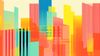 An abstract image of skyscrapers