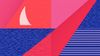 An abstract image of a sailboat