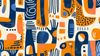 An abstract image of artifacts