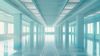 Abstract image of an empty office