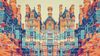 An abstract image of Windsor Castle