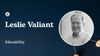 Leslie Valiant: Educabilit