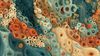 An abstract image of intricate biological textures