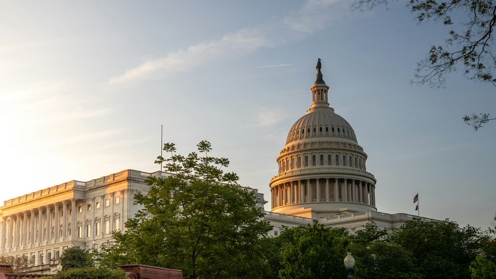 The United States Capitol building in Washington DC