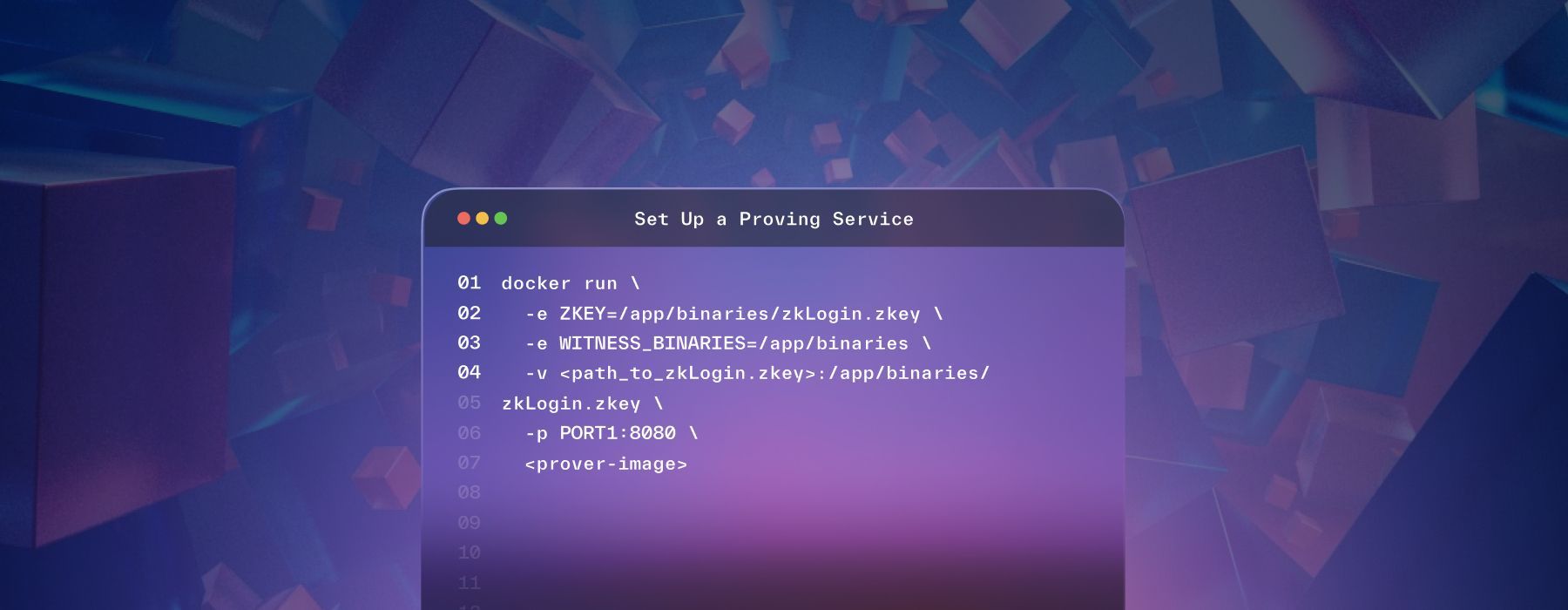 Set Up a Proving Service for zkLogin