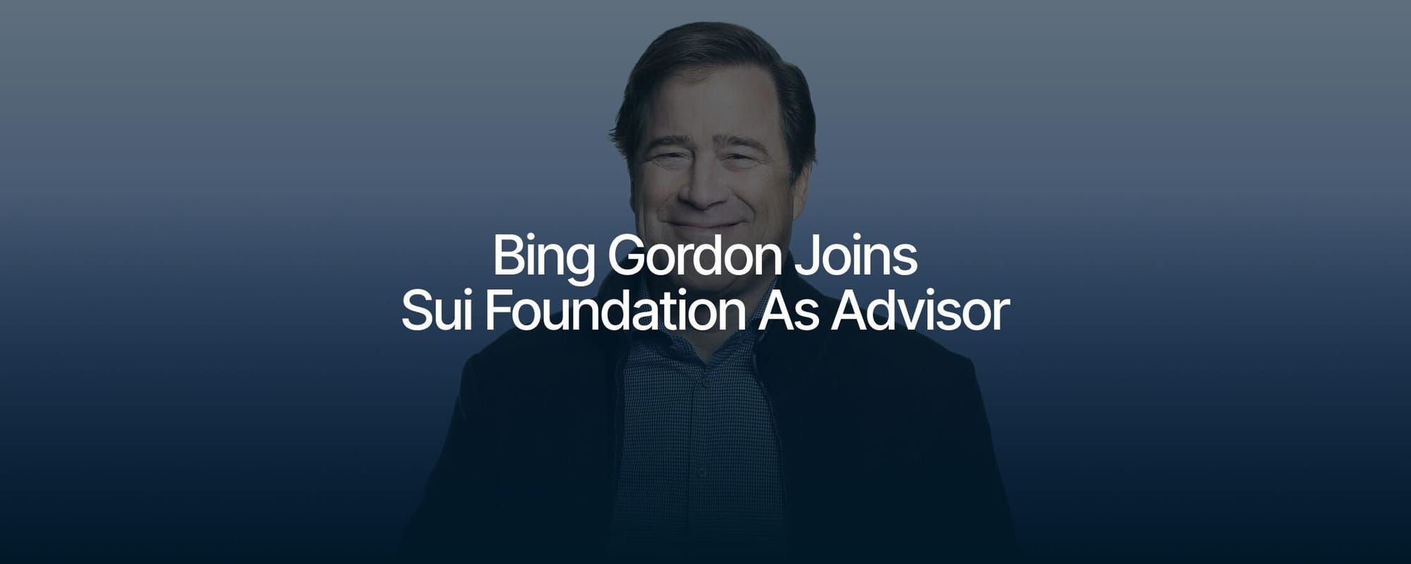 Seasoned Gaming Executive Bing Gordon Joins Sui Foundation as an Advisor