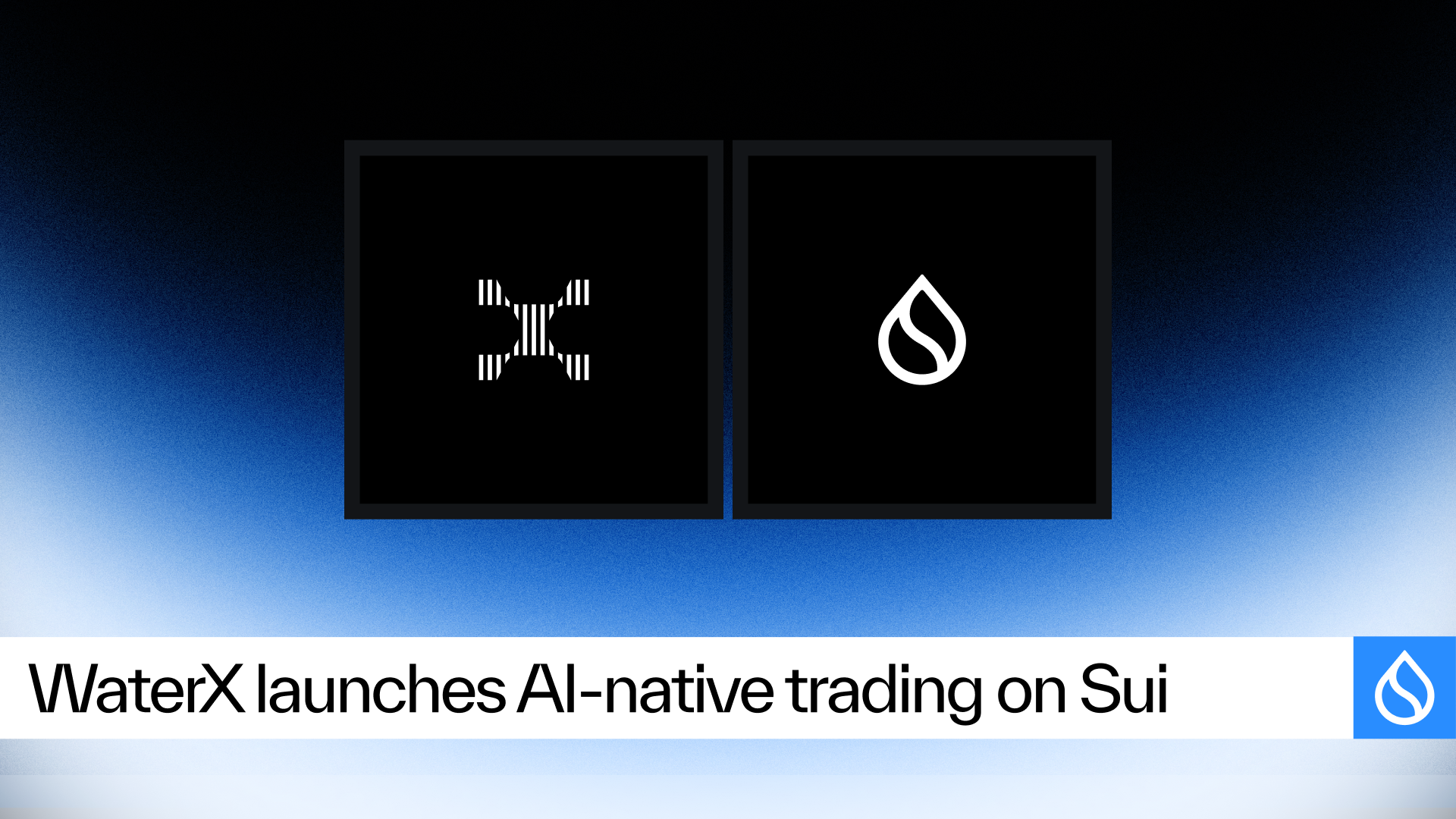 Moonshots Program Recipient WaterX Debuts AI-Native Trading Engine on Sui