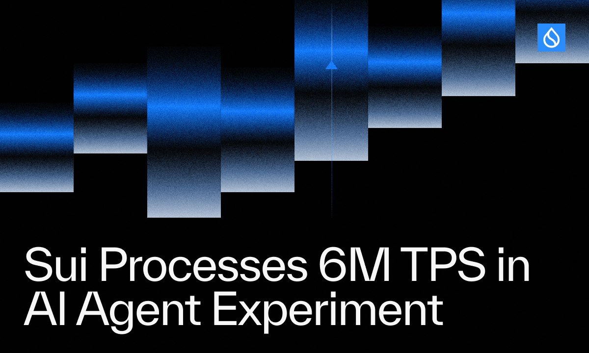 Sui Processes Over 6 Million Transactions Per Second in AI Agent Livestream Experiment